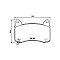Tesla Model 3 Performance OEM Quality Front Brake Pads Set