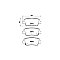 Hyundai I20N Rear Mintex OEM Brake Pads