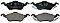 Genuine OEM Quality Brake Pads Set NP2003