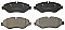 Genuine OEM Quality Brake Pads Set NP2525