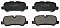 Genuine OEM Quality Brake Pads Set NP2609