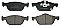 Genuine OEM Quality Brake Pads Set NP2688