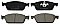 Genuine OEM Quality Brake Pads Set NP2695