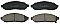 Genuine OEM Quality Brake Pads Set NP2730