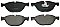 Genuine OEM Quality Brake Pads Set NP2762