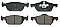 Genuine OEM Quality Brake Pads Set NP2825