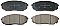Genuine OEM Quality Brake Pads Set NP2826