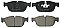 Genuine OEM Quality Brake Pads Set NP2831