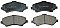 Genuine OEM Quality Brake Pads Set NP2847