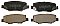 Genuine OEM Quality Brake Pads Set NP2908