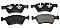 Genuine OEM Quality Brake Pads Set NP2942