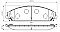 Genuine OEM Quality Brake Pads Set NP3035