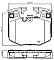 Genuine OEM Quality Brake Pads Set NP3056