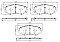 Genuine OEM Quality Brake Pads Set NP3094