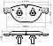 Genuine OEM Quality Brake Pads Set NP3123