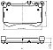 Genuine OEM Quality Brake Pads Set NP3127