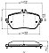 Genuine OEM Quality Brake Pads Set NP3128