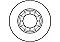 Front Brake Disc 257 mm to fit Hyundai Coupe I (RD)