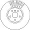 Front Brake Disc 335 mm to fit Mini Mini (F56)