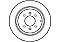 Rear Brake Disc 290 mm to fit Citroen Xsara (N1) Peugeot and others