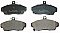 Front Brake Pads to fit Honda CIVIC VI Aerodeck (MB, MC) 1.4 16V (MB8) and others