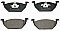 Front Brake Pads to fit Audi A1 (8X1, 8XK) 1.0 TFSI and others