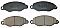 Front Brake Pads to fit Ford TRANSIT Bus (FD , FB , FS , FZ , FC ) 2.0 DI (FE, FF, FG) and others