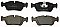 Front Brake Pads to fit BMW 3 (E36) 316 i and others