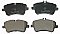 Front Brake Pads to fit Mercedes-Benz C-CLASS (W203) C 200 Kompressor (203.042) and others