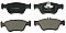 Front Brake Pads to fit Mercedes-Benz C-CLASS (W202) C 200 Kompressor (202.025) and others