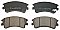 Front Brake Pads to fit Mazda 6 Hatchback (GG) 2.0 DI (GG14) and others