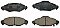 Front Brake Pads to fit Toyota YARIS (P1) 1.0 (SCP10, SCP10R) and others