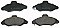 Front Brake Pads to fit Ford ESCORT CLASSIC (AAL, ABL) 1.6 16V and others