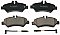 Rear Brake Pads to fit Mercedes-Benz SPRINTER 3,5-t Bus (B906) 316 (906.733, 906.735) and others