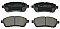 Front Brake Pads to fit Ford FIESTA Saloon 1.6 Ti and others