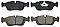 Front Brake Pads to fit BMW 3 (E36) 316 i and others