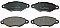 Front Brake Pads to fit Citroen XSARA Coupe (N0) 1.4 i and others