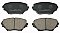 Front Brake Pads to fit Toyota RAV 4 II (A2) 1.8 (ZCA25, ZCA26, ZCA25W, ZCA26W) and others