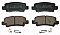 Rear Brake Pads to fit Toyota COROLLA (E11) 2.0 D-4D (CDE110, CDE110R) and others