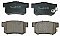 Rear Brake Pads to fit Honda S2000 Civic Type R EP3
