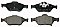 Front Brake Pads to fit Daihatsu CHARADE VIII 1.33 16V and others