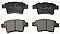 Rear Brake Pads to fit Citroen C4 GRAND PICASSO I (UA) 1.6 HDi and others