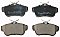 Rear Brake Pads to fit Citroen JUMPY II (VF7) 1.6 HDi 90 16V and others