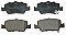 Rear Brake Pads to fit Toyota AURIS (E15) 1.33 Dual-VVTi (NRE150, NRE150R) and others