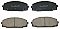 Front Brake Pads to fit Toyota DYNA Platform/Chassis (KD, LY, Y2, U3, U4, U6, U8 2.5 D4d (KDY230, KDY250) and others