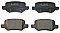 Rear Brake Pads to fit Mercedes-Benz A-CLASS (W168) A 160 (168.033, 168.133) and others