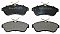 Front Brake Pads to fit Citroen C2 (JM) 1.4 HDi and others