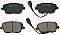 Front Brake Pads to fit Seat IBIZA III (6L1) 1.8 T FR and others