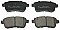 Rear Brake Pads to fit Renault CLIO V (B7) 1.0 SCe 75 (B7M5) and others