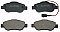 Front Brake Pads to fit Fiat 500 (312) 1.3 D Multijet (312AXB1A) and others